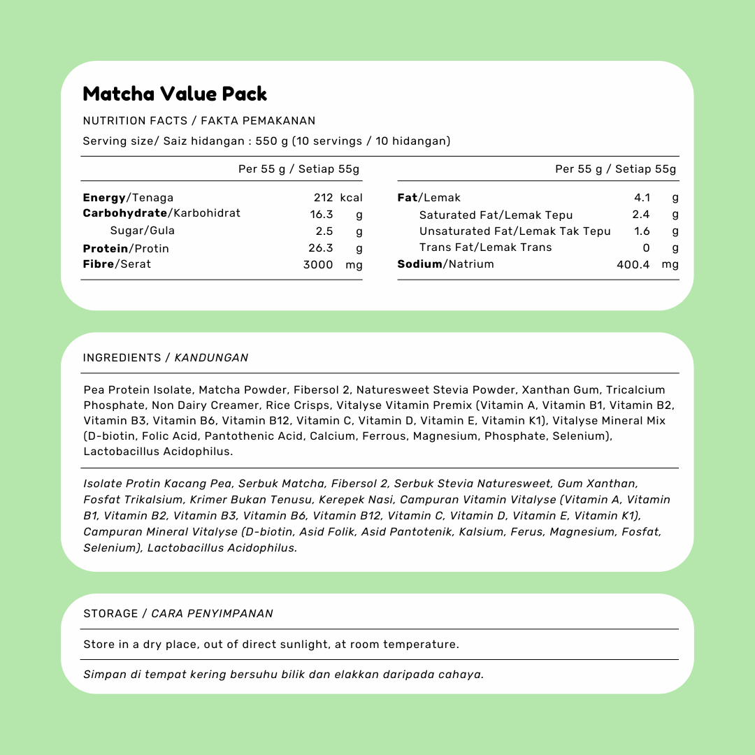 TasteBudds Value Pack 550g