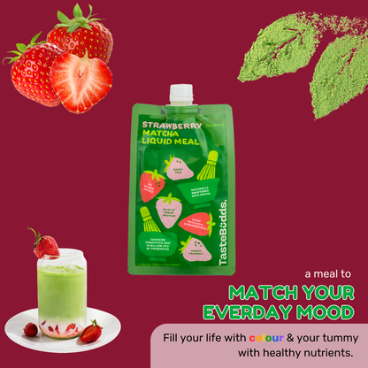 [Limited Edition] Strawberry Matcha Liquid Meal