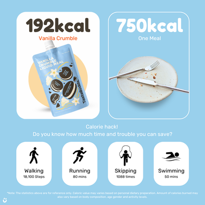 Vanilla Crumble Liquid Meal | Ready in 15s